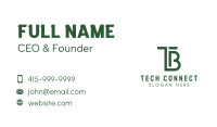 Investor Firm T & B Monogram Business Card Image Preview