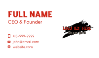 Scary Horror Store Wordmark Business Card Image Preview