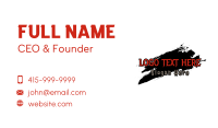 Scary Horror Store Wordmark Business Card Image Preview