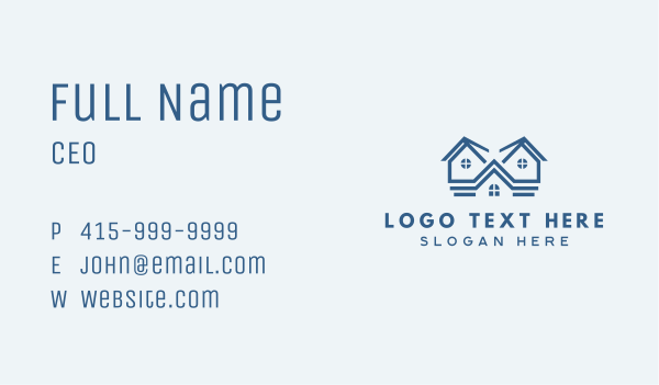 Home Property Roof Business Card Design Image Preview