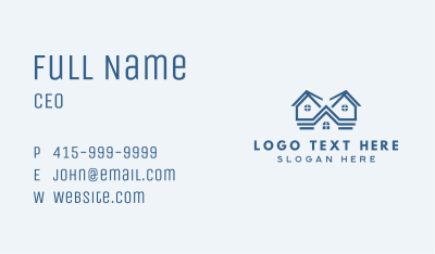 Home Property Roof Business Card Image Preview
