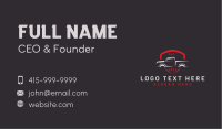 Shield Pickup Car Garage Business Card Image Preview