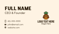 Ancient Mayan Warrior Face Business Card Image Preview