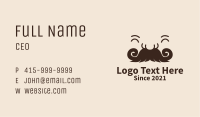 Happy Father Face  Business Card Image Preview
