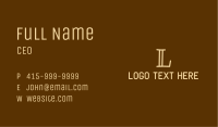 Kids Playground Lettermark Business Card Image Preview