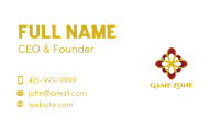 Golden Flower Business Card Image Preview