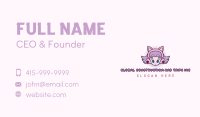 Cute Cyber Girl Business Card Image Preview