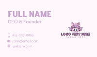 Cute Cyber Girl Business Card Preview