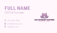 Cute Cyber Girl Business Card Image Preview