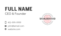 Pastel Watercolor Badge Wordmark Business Card Image Preview
