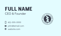 Plumbing Plunger Badge Business Card Image Preview