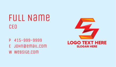 Red Letter S Gaming Company  Business Card