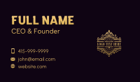 Upscale Regal Boutique Business Card Preview