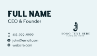 Legal Advice Law Firm Letter IJ Business Card Design