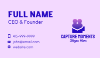 People Heart Video Business Card Image Preview