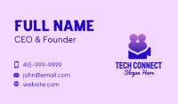 People Heart Video Business Card Image Preview