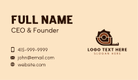 Tape Measure Saw Tools Business Card Image Preview