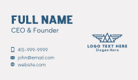 Mountain Range Wings Business Card Image Preview