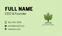 Medical Weed Plant  Business Card Image Preview