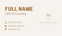 Wheat Harvest Emblem Business Card Image Preview