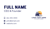 Industrial Bulldozer Equipment Business Card Image Preview