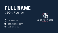 Skull Gentleman Fashion Business Card Design