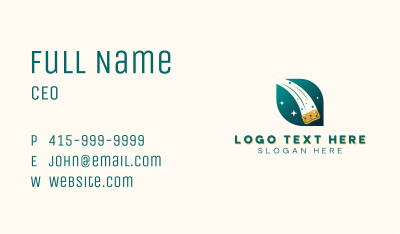 Clean Sponge Wash Business Card Image Preview
