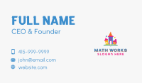 Castle Book Kindergarten Business Card Image Preview