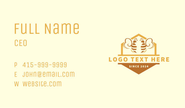 Beekeeping Apiary Hive Business Card Design Image Preview