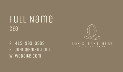 Minimalist Classic Letter Q Business Card Image Preview