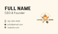 Blazing Chicken Barbecue Business Card Image Preview