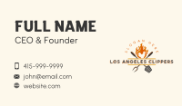 Blazing Chicken Barbecue Business Card Image Preview