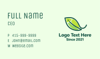 Fish Nature Leaf Business Card Image Preview