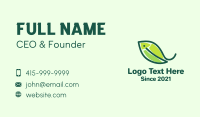 Fish Nature Leaf Business Card Image Preview