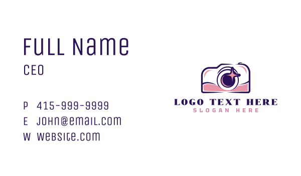 Camera Multimedia Photography  Business Card Design Image Preview