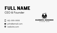 Cocktail Scissor Barber Business Card Image Preview