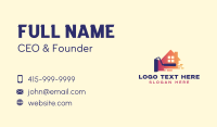 Paint Roller House Business Card Design