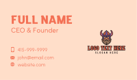 Streamer Gaming Viking Business Card Image Preview