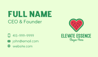 Watermelon Heart  Business Card Image Preview