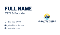 Ocean Cruise Transportation Business Card Image Preview