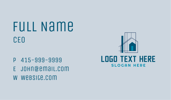 House Building Architecture Business Card Design Image Preview