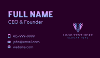 Angel Wings Halo Business Card Image Preview