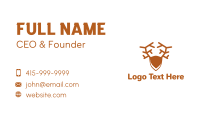 Brown Elk Business Card Design