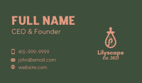 Natural Beauty Oil  Business Card Image Preview