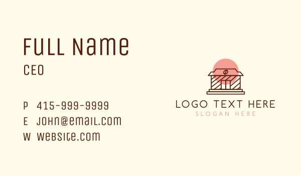 Japanese Coffee Shop  Business Card Design Image Preview