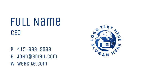 Home Power Wash  Business Card Design Image Preview