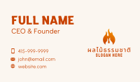 Fire Energy Fuel  Business Card Image Preview