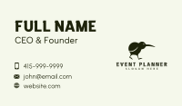 Silhouette Kiwi Bird Business Card Image Preview