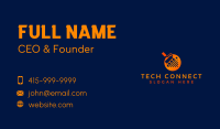 Construction Paint Roller Business Card Design