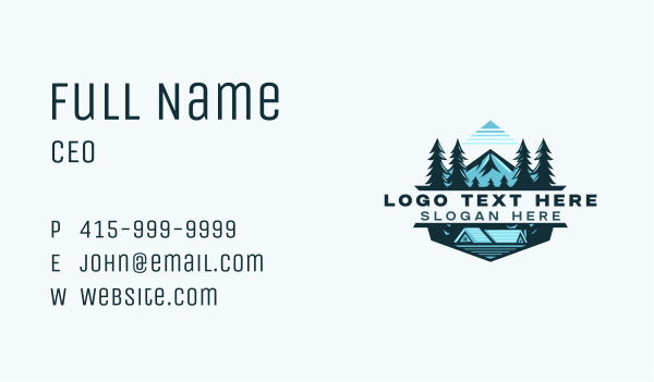 Mountain Cabin Roofing Business Card Design Image Preview